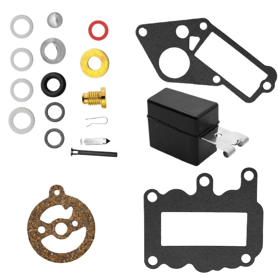 Kompatibel mit dem Ersatz-382048-Vergaser-Umbausatz Kompatibel mit Außenbordmotoren 9,5 1964 bis 1973 von HREZMJ