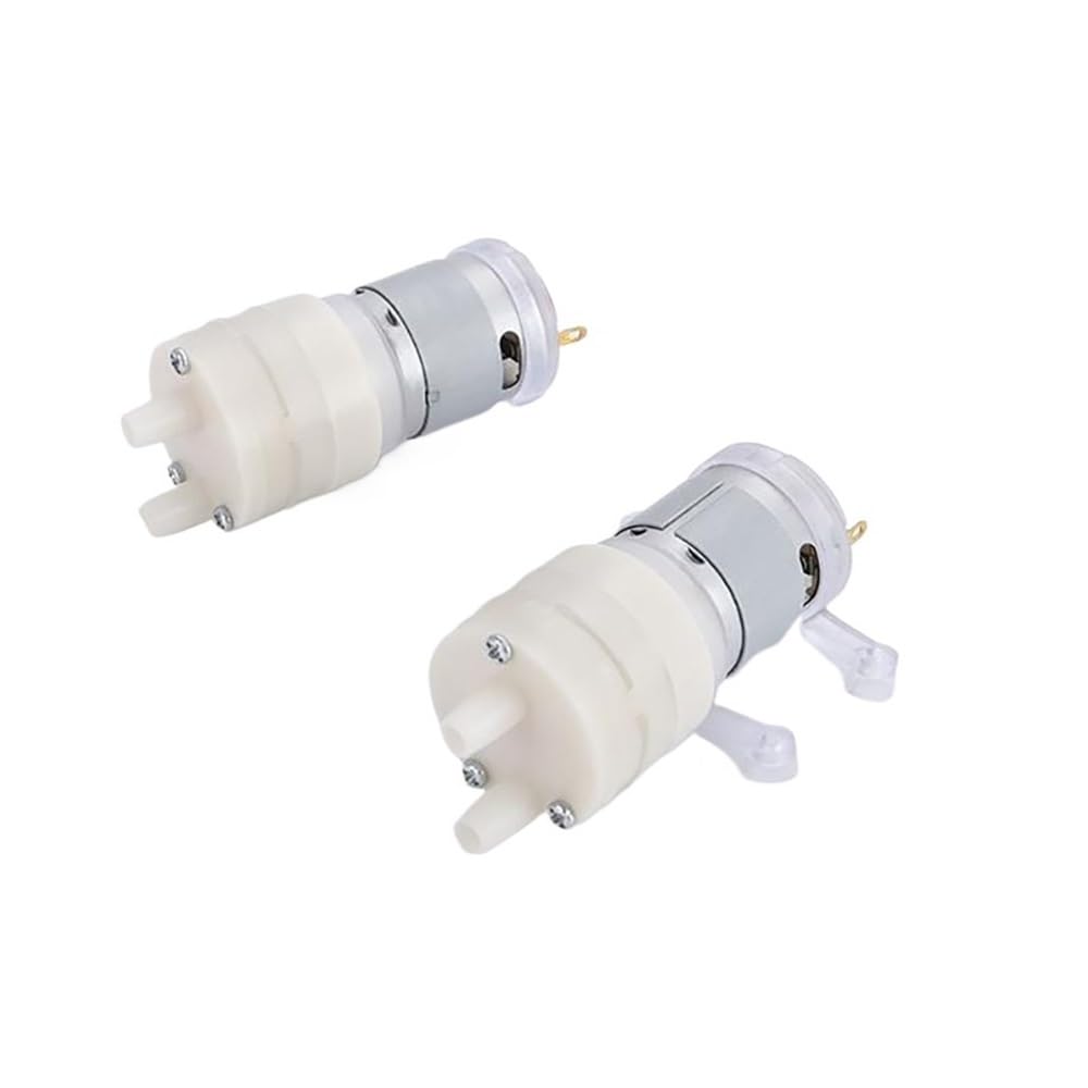 1 STÜCK Kompatibel mit 365 Mikro-Wasserpumpenmotor DC 12 V Selbstansaugende Pumpe Leise Elektrische Membranpumpe Großer Durchfluss 1,5 l/min ABS von HRNJX