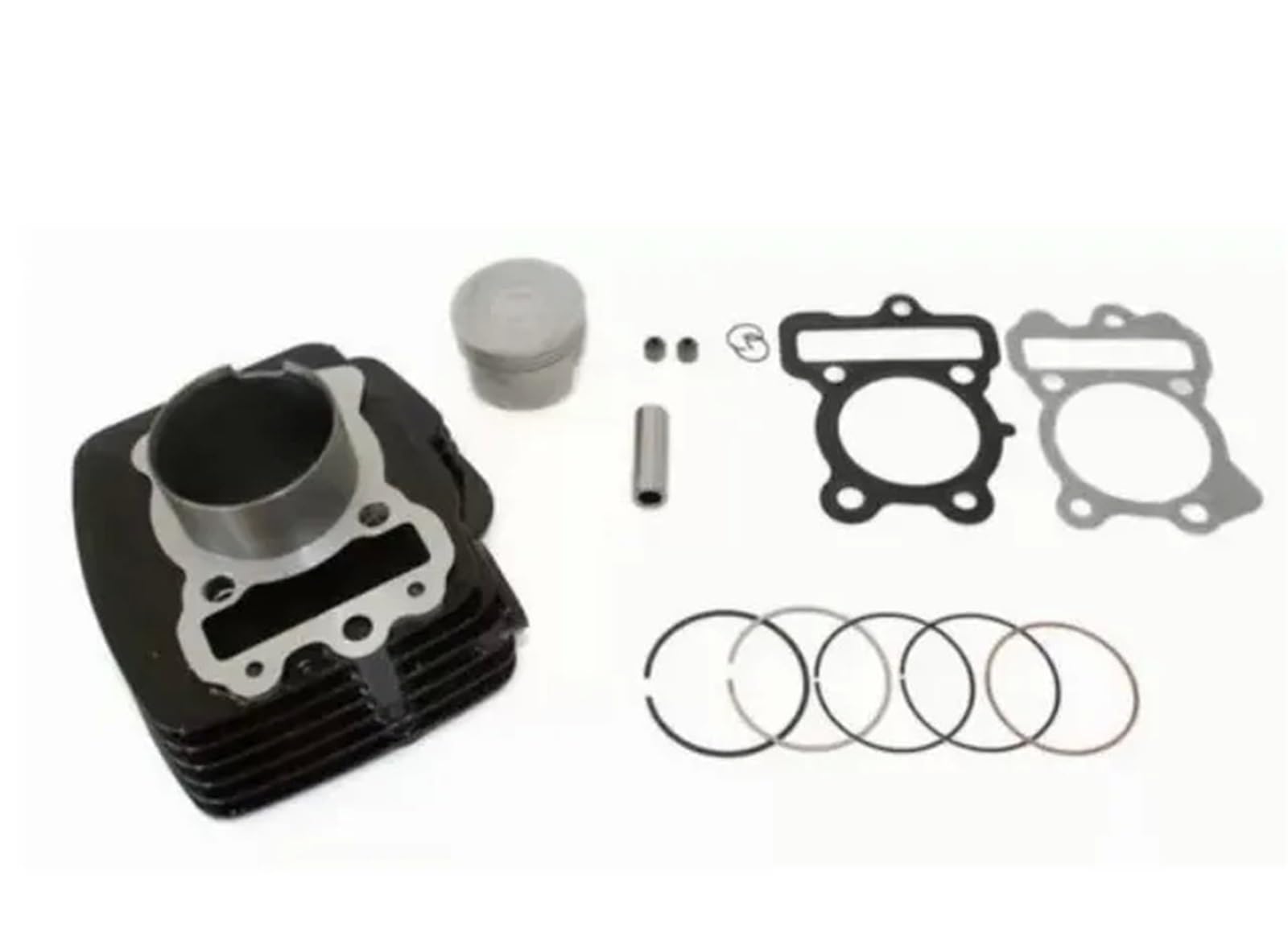 56mm Bohrung Zylinder Kolben Kit Kompatibel mit Boxer150 Motorrad Motor Zubehör Set von HRNJX