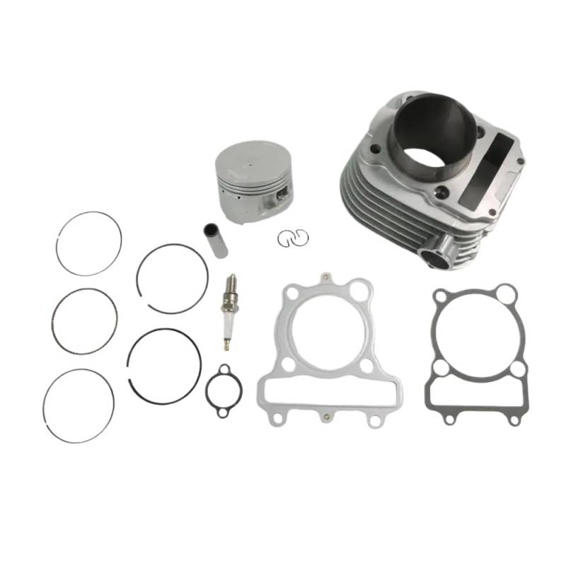 End Kit Zylinder Kolben Dichtung Zündkerze 70mm Bohrung Kompatibel mit XT225 TTR225 TTR230 1992-2016 Motorrad Zubehör Teile von HRNJX