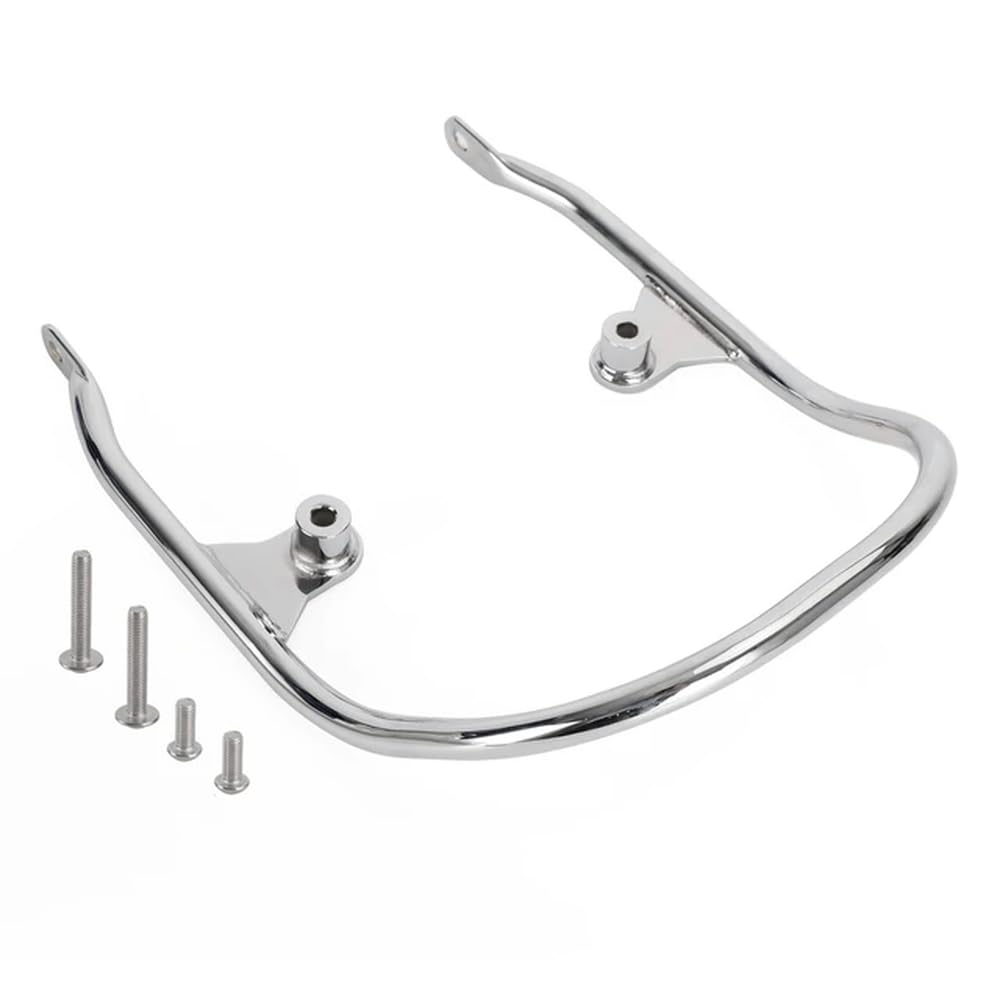 Hinten Hand Bar Greifen Beifahrer Griff Kompatibel mit Z650 RS Z650RS 2021 2022 2023 Motorrad Zubehör(Chrome) von HRNJX