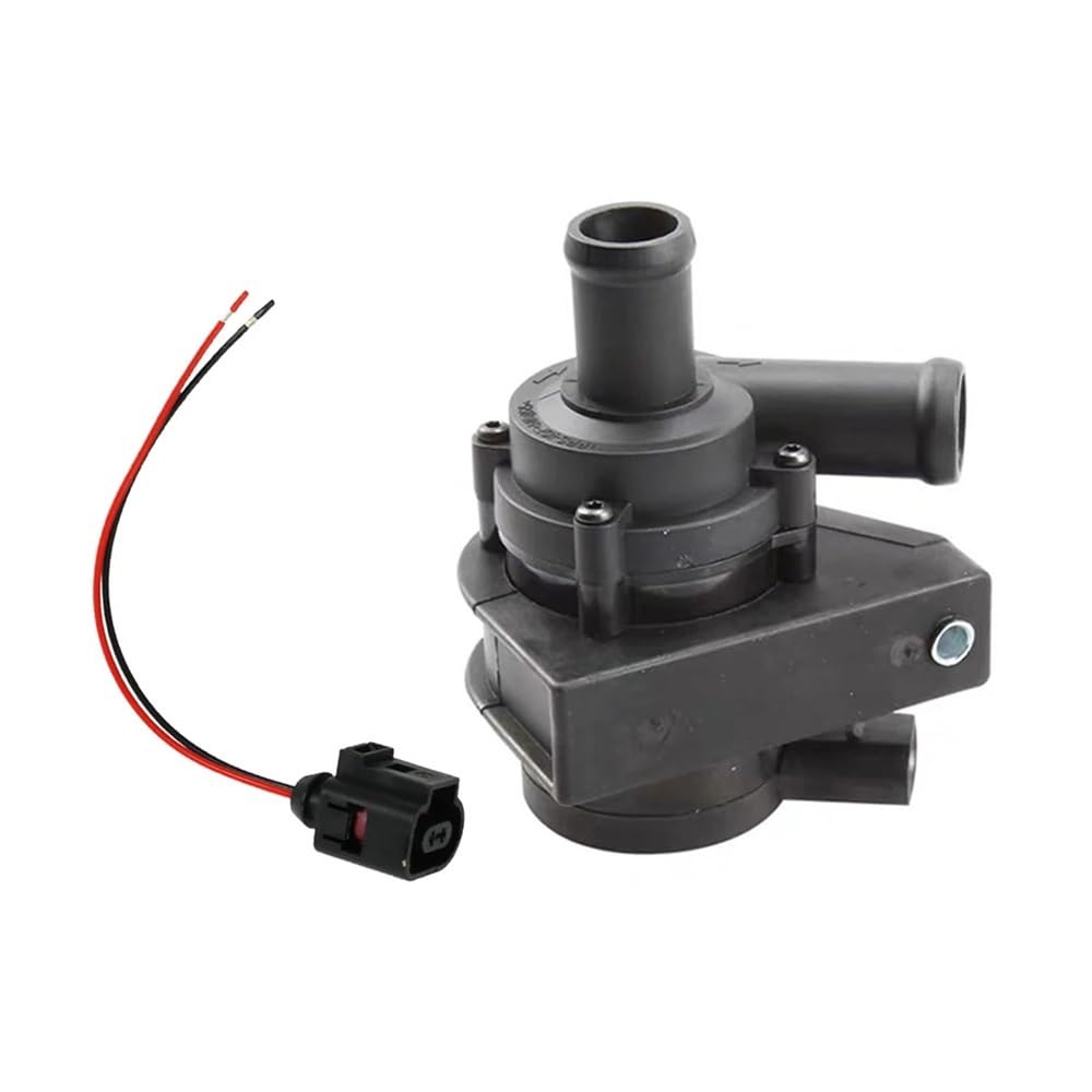 Kompatibel mit 1K0965561J Kühlwasserpumpe Auto Auto Zusätzliche Hilfselektrik 12V(WaterPump With Cable) von HRNJX