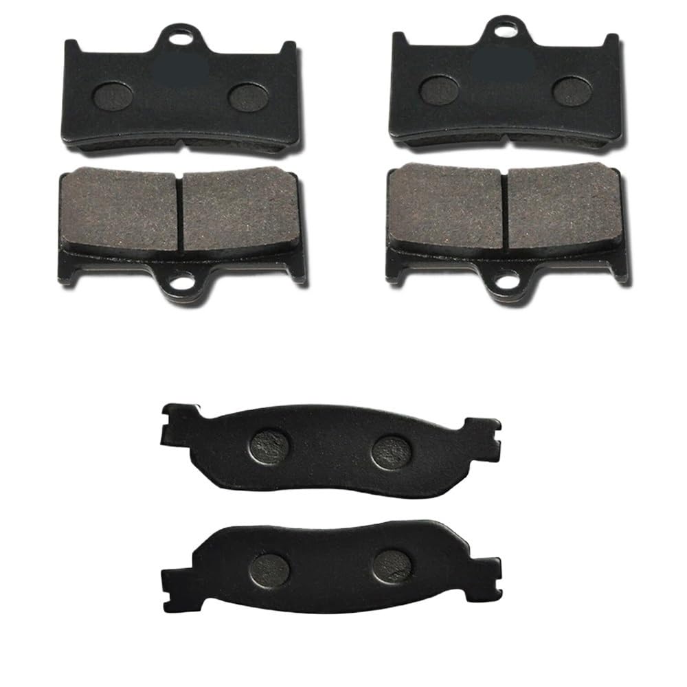 Motorrad-Bremsbeläge vorne und hinten, komplettes Set, kompatibel mit YZFR6 R6 1999–2002, YZFR1 R1 2002–2003(1 rear 2front) von HRNJX