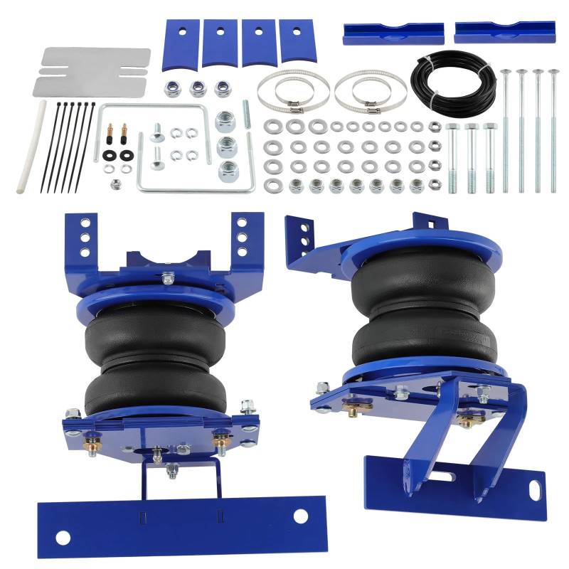 Nivellierungssatz Kompatibel mit die hintere Lufthilfsfeder, 7500 lbs, kompatibel mit F250 F350 F450 Super Duty 4WD 2017–2019, Modellnummer AIRSPRINGKIT-R7500 von HRNJX