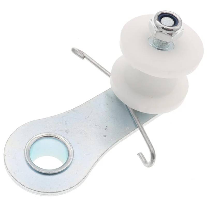 Roller Slider Guide Clip Frühling Halterung Kit Kompatibel mit Roller Dirt Pit Bike Moto ATV Pully Kette Spanner Modell Nummer(WHITE) von HRNJX