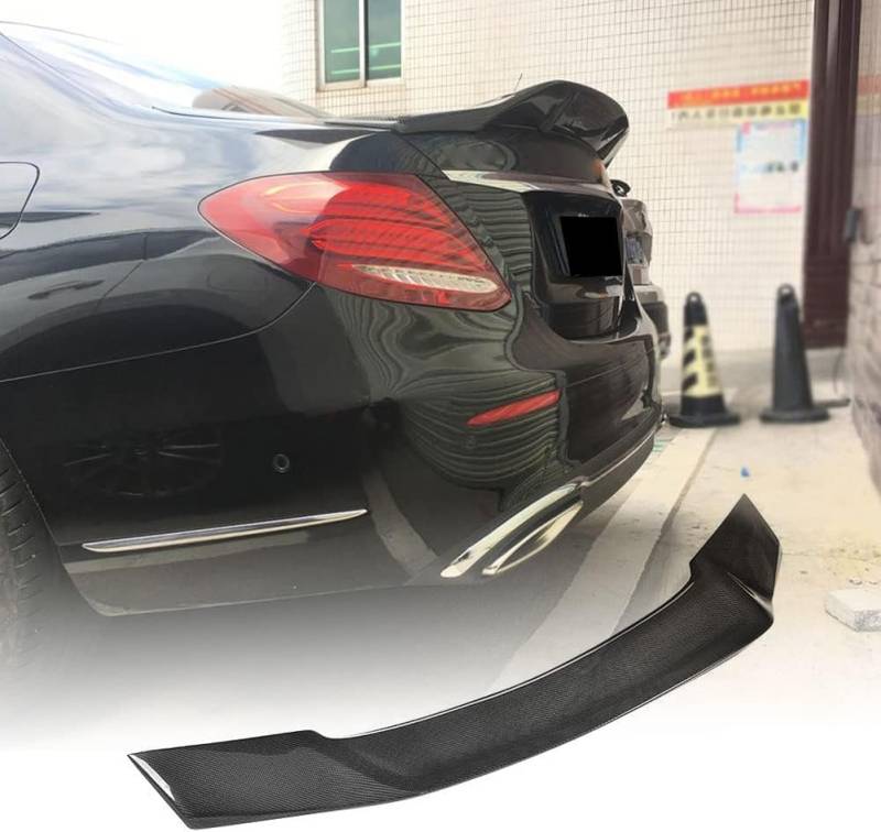 Auto Heckspoiler Heckflügel für M-ercedes Benz E Class E300 E400 E43 E63 AMG Sedan 2016 2017-2019, Heckspoiler Auto Heckflügel-Dekoration Spoilerflügel, Auto Schwanzflügel Dekoration von HRPOEW