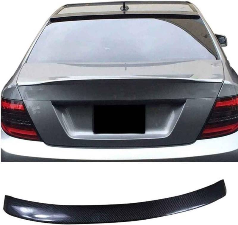 Auto Heckspoiler Heckflügel für Mercedes Benz C Class C230 C250 C280 AMG Sedan 2008-2013 2014, Heckspoiler Auto Heckflügel-Dekoration Spoilerflügel, Auto Schwanzflügel Dekoration von HRPOEW