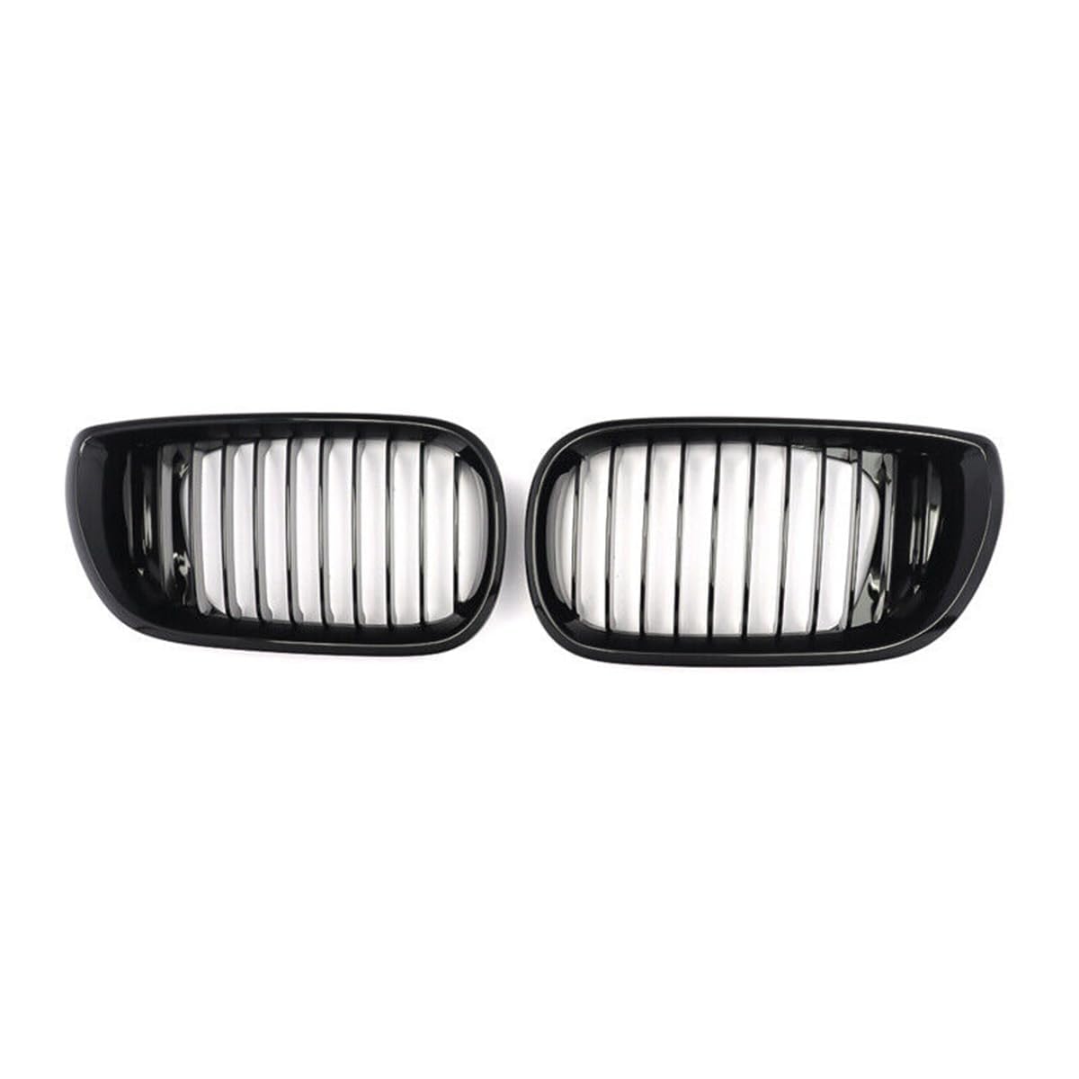 Kühlergrill für BMW 3 Series E46 4-door 2002-2005,A Verschleißfest Wetterfest und Langlebig Sport Stil Autoersatzteile Dauerhaft Grill,normal-C von HRPOEW