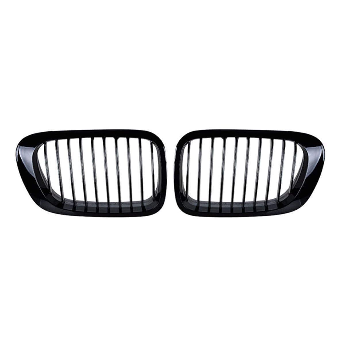 Kühlergrill für BMW 3 Series E46 M3 1999-2002,B Verschleißfest Wetterfest und Langlebig Sport Stil Autoersatzteile Dauerhaft Grill,normal-B von HRPOEW