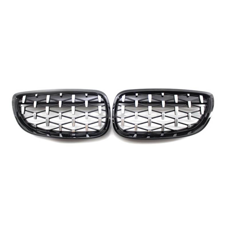 Kühlergrill für BMW 3 Series E92 M3 2006-2009,B Verschleißfest Wetterfest und Langlebig Sport Stil Autoersatzteile Dauerhaft Grill,normal-F von HRPOEW