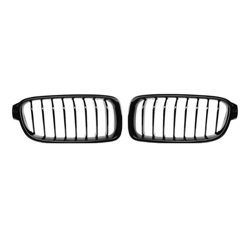 Kühlergrill für BMW 3 Series M3 F30 F35 2012-2019,D Verschleißfest Wetterfest und Langlebig Sport Stil Autoersatzteile Dauerhaft Grill,normal-B von HRPOEW