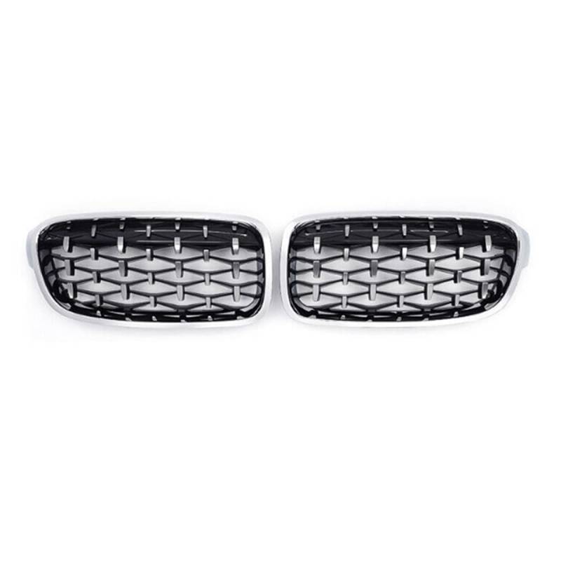 Kühlergrill für BMW 3 Series M3 F30 F35 2012-2019,D Verschleißfest Wetterfest und Langlebig Sport Stil Autoersatzteile Dauerhaft Grill,normal-F von HRPOEW