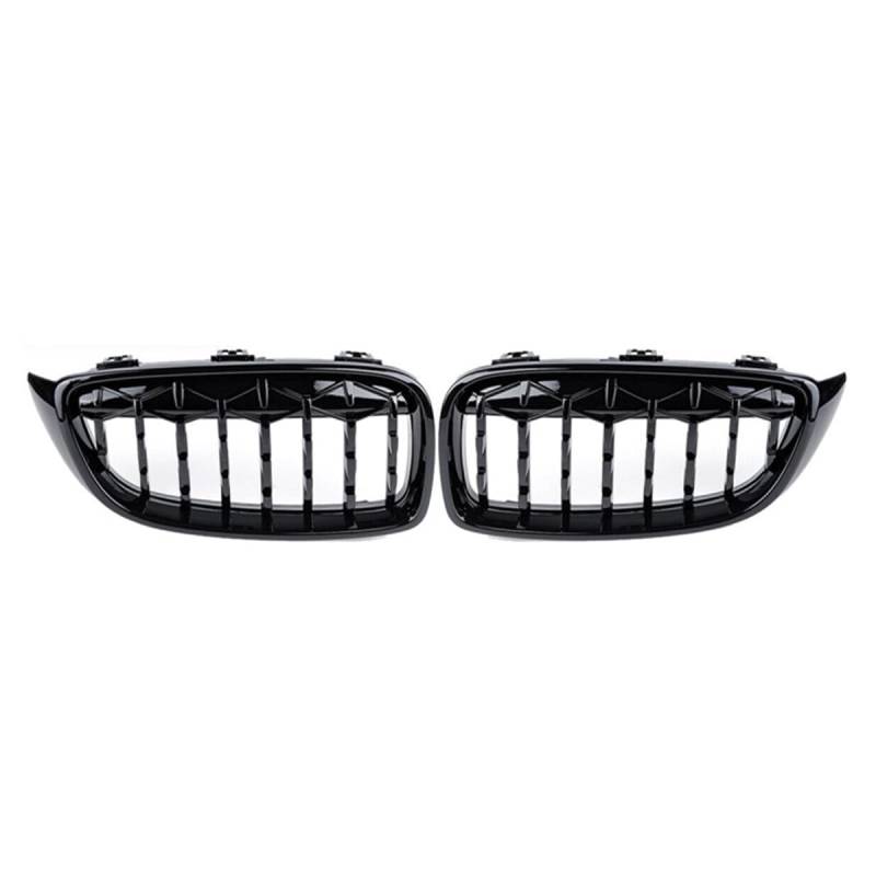 Kühlergrill für BMW 4 Series F32 F36 M3 F80 M4 F82 2013-2018,F Verschleißfest Wetterfest und Langlebig Sport Stil Autoersatzteile Dauerhaft Grill,normal-F von HRPOEW