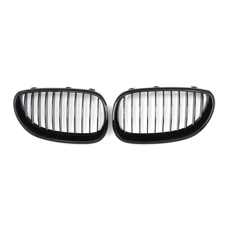 Kühlergrill für BMW 5 Series E60 E61 2004-2010,G Verschleißfest Wetterfest und Langlebig Sport Stil Autoersatzteile Dauerhaft Grill,normal-A von HRPOEW