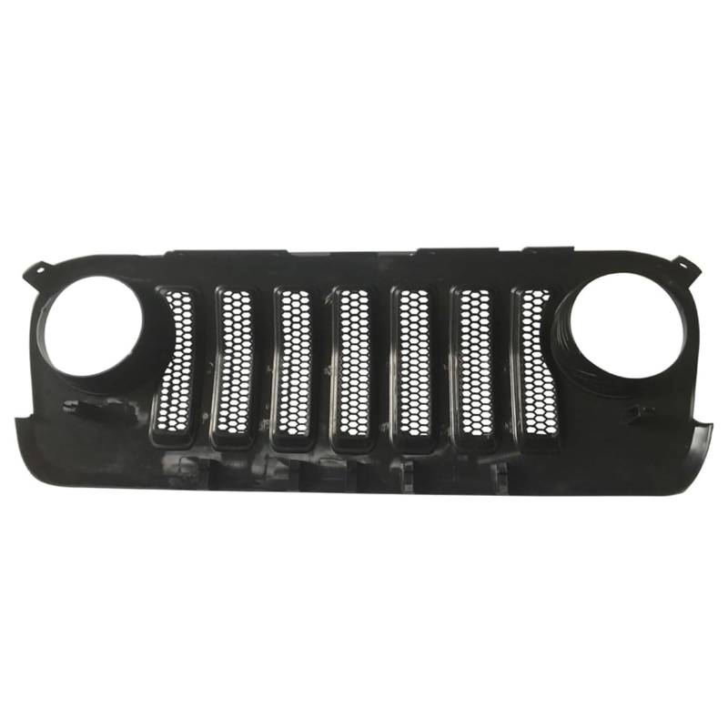 Kühlergrill für Jeep Wrangler JK 2007 2008-2012 2013 2014 2015 2016 2017 Verschleißfest Wetterfest und Langlebig Sport Stil Autoersatzteile Dauerhaft Grill von HRPOEW