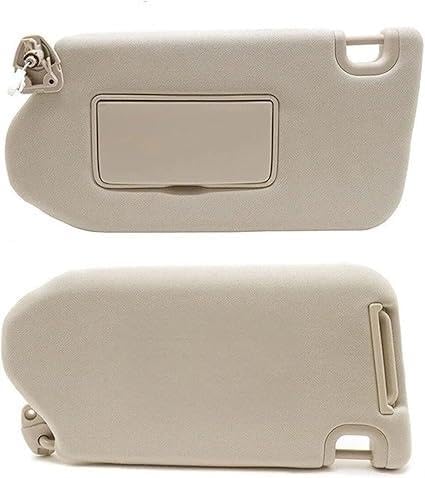 Sonnenblende für Sicheres Fahren Compatible für Nissan Pathfinder 2013 2014 2015 2016 2017 2018, Blendfreier Schutz und Klare Sicht in Jeder Situation,A/Beige A Pair von HRPOEW