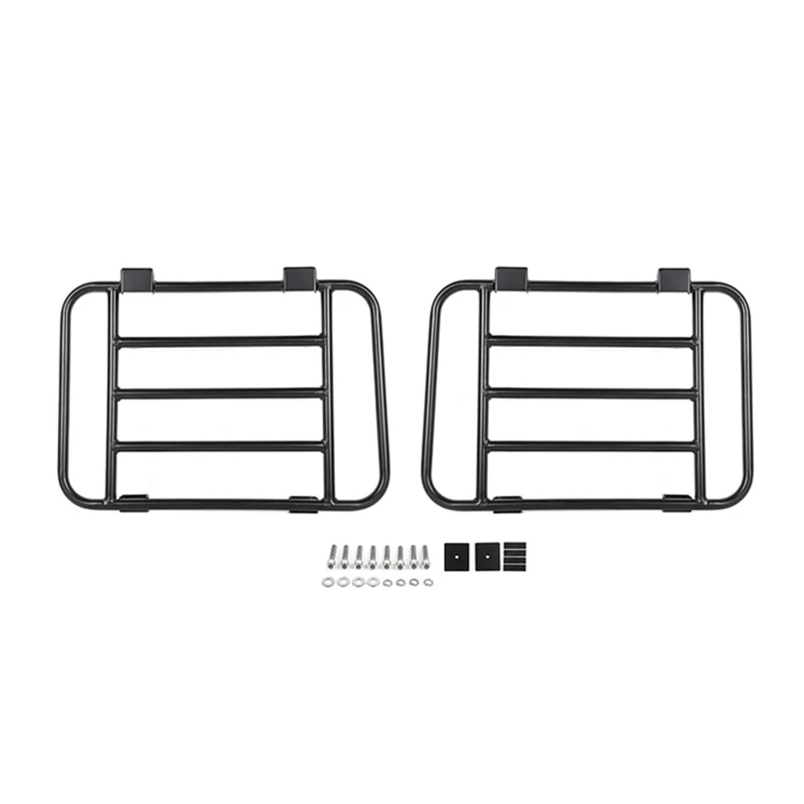 Aluminiumlegierung Auto Heckscheibenglas Panzerschutzrahmen Kompatibel for Suzuki Jimny 2019 2020 2021 2022 Up Außenzubehör(Black B) von HRPPFGFWP