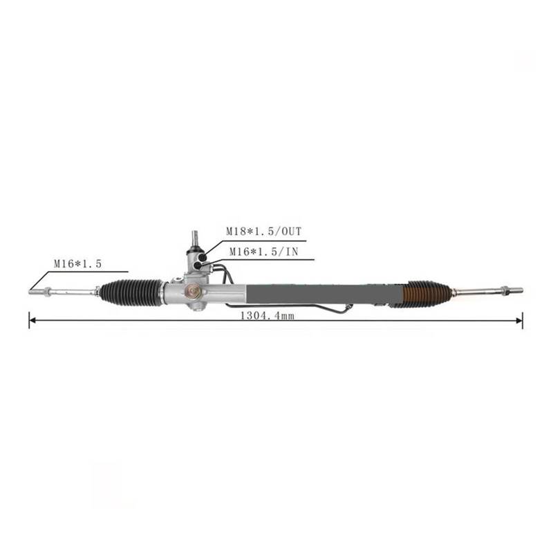 Elektrisches Fabrikpreis-Auto-Lenksystem Servolenkung Zahnstange und Ritzel Kompatibel for FORD TERRITORY RHD 031-001-AA12 von HRPPFGFWP