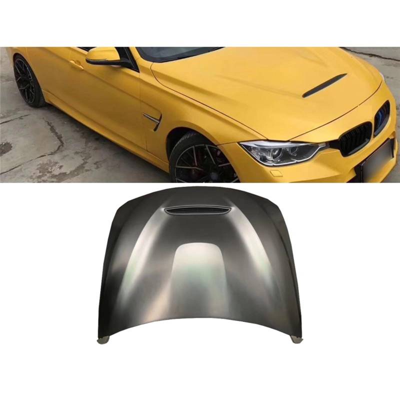 F30-Aluminiummaterial, GTS-Stil, Motorhaubenabdeckung, kompatibel mit BMW 3er-Serie F35 Modify M3 M4 2013–2019 von HRPPFGFWP