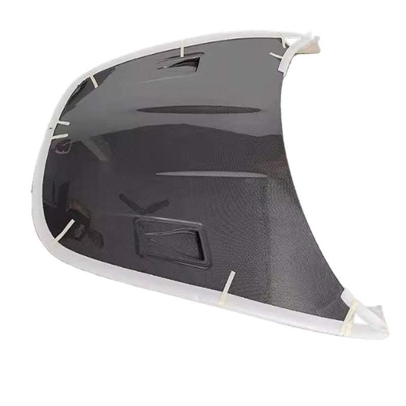 Kompatibel for Porsche 718 Cayman Boxster GT4 RS 2016–2023, echte Carbonfaser-Frontstoßstange, Motorhaube, Entlüftungsabdeckung(Single Layer carbon) von HRPPFGFWP