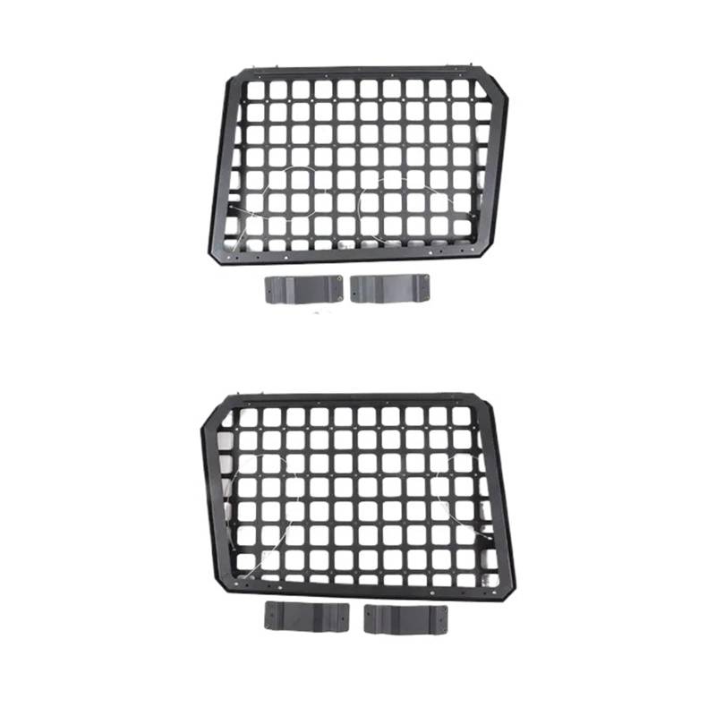 Kompatibel mit Land Rover Discovery 4 LR4 2010–1016. Faltbarer Rahmen, Auto-Heckscheibenglas, Panzerungsregal, Lagerregale, Außenmodifikation(Left right) von HRPPFGFWP
