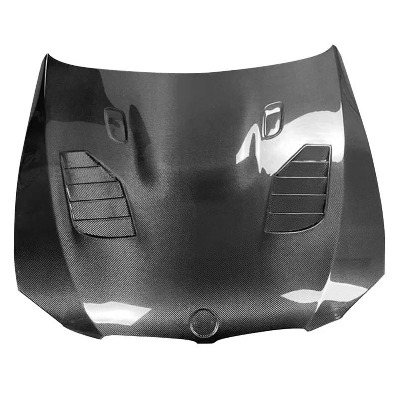 Trockene Kohlefaser-Motorhaube, Motorhaube, Motorabdeckung, kompatibel for BMW 3er-Serie E90 E92 E93 M3 2005–2012 von HRPPFGFWP