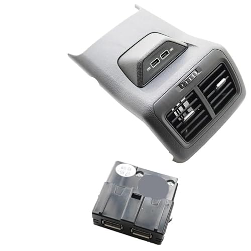 Auto AC Klimaanlage Lüftungsgitter Hinten Air Outlet Vent Trim Rahmen Montage Center Armlehne Für Golf Für MK7 2013 2014 2015 2016 2017 2018 2019 von HRTLSS