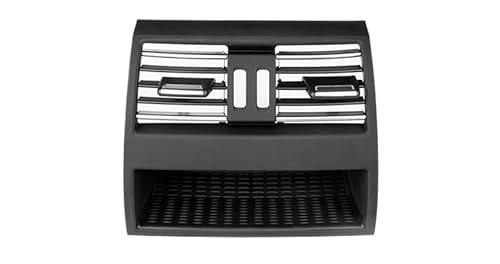 HRTLSS Auto AC Klimaanlage Lüftungsgitter Auto-Hinterteil Frischluft-Klimaanlagen-Entlüftungsauslass Schwarzes Kühlergrill-Panel Für 5er-Serie Für F10 Für F11 2010-2016 von HRTLSS