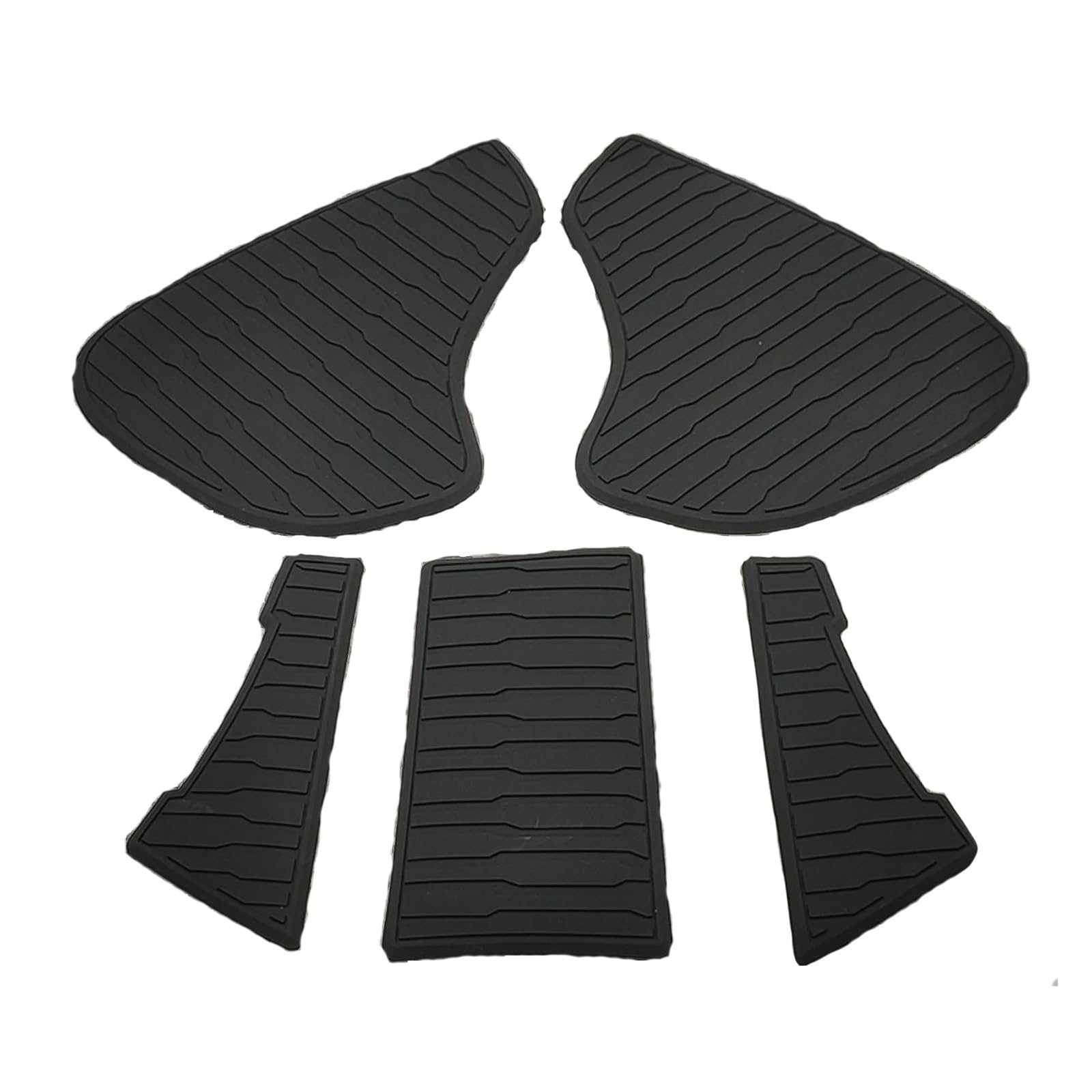 HRTLSS Für KA*WASA&KI KLR 650 KLR650 2008-2018 Motorrad Zubehör Tank Pad Gummi Anti-rutsch Kratzfest Schutz Aufkleber Motorrad-Aufkleber(Black1) von HRTLSS