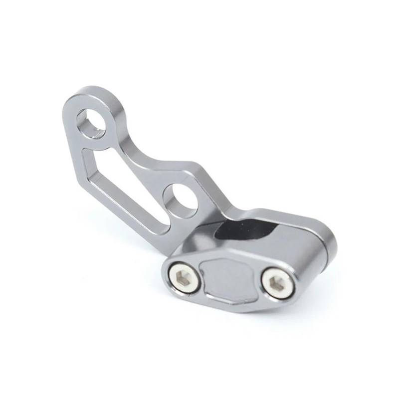 HRTLSS Motorrad Leitungen klemme Universal Cnc Motorrad Öl Rohr Kabel Clip Bremsleitung Klemmen Chopper Motorrad Für DUCA&T*I Monster 696(Silver) von HRTLSS