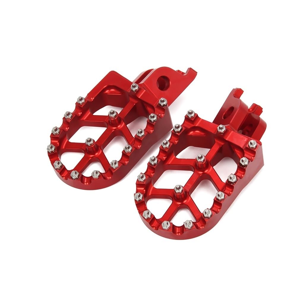 HRTLSS vordere Fußrasten CNC Fußrasten Fußrasten Fußrasten Pedal Für CRF250R CRF250X CRF450R CRF450X CRF250L CRF250M CRF 250R 250X 450R 450R 250L von HRTLSS