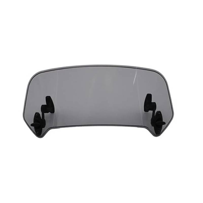 Motorrad Windschutz Universal Motorrad Clip-On Windschutzscheibenverlängerung Verstellbarer Spoiler Clamp-On Windschutzscheibenabweiser Motorrad von HRTLSS