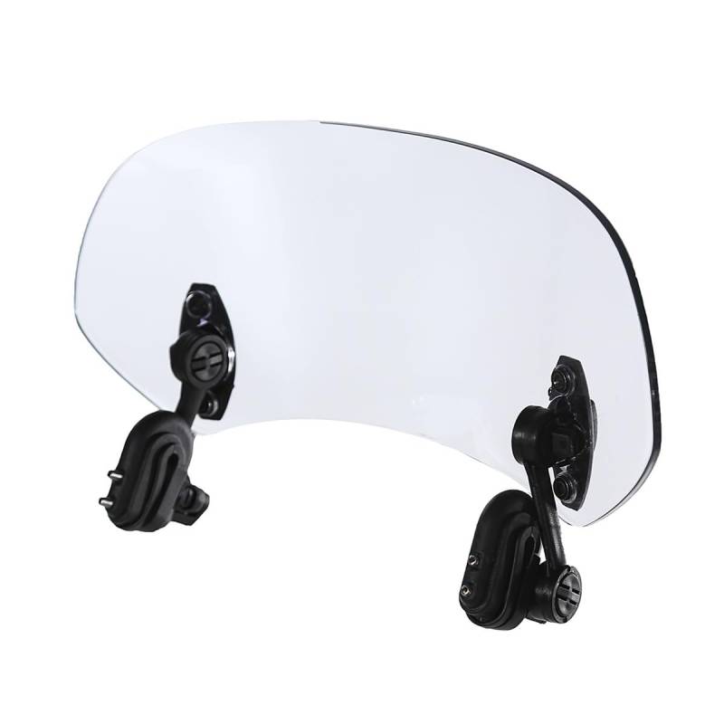 Motorrad Windschutz Universal Motorrad Riser Einstellbare Klare Wind Bildschirm Verlängerung Windschutzscheibe Spoiler Air Deflektor Für Für Y&AMAHA Für S&uzuki von HRTLSS