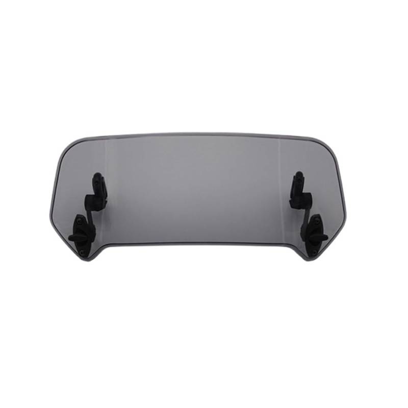 Motorrad Windschutz Universal Motorrad Windschutzscheibe Einstellbare Motorrad Windschutzscheibe Clamp-On Spoiler Verlängerung Motorrad Umbau Zubehör von HRTLSS