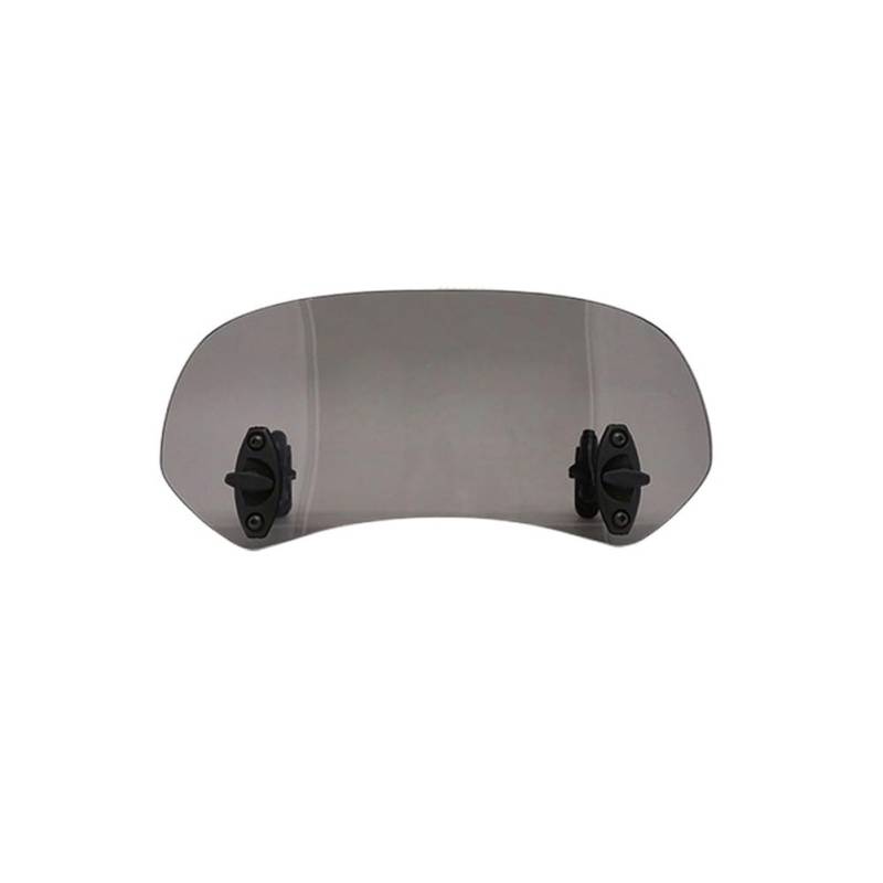 Motorrad Windschutz Universal Motorrad Windschutzscheibe Einstellbare Motorrad Windschutzscheibe Clamp-On Spoiler Verlängerung Motorrad Umbau Zubehör von HRTLSS