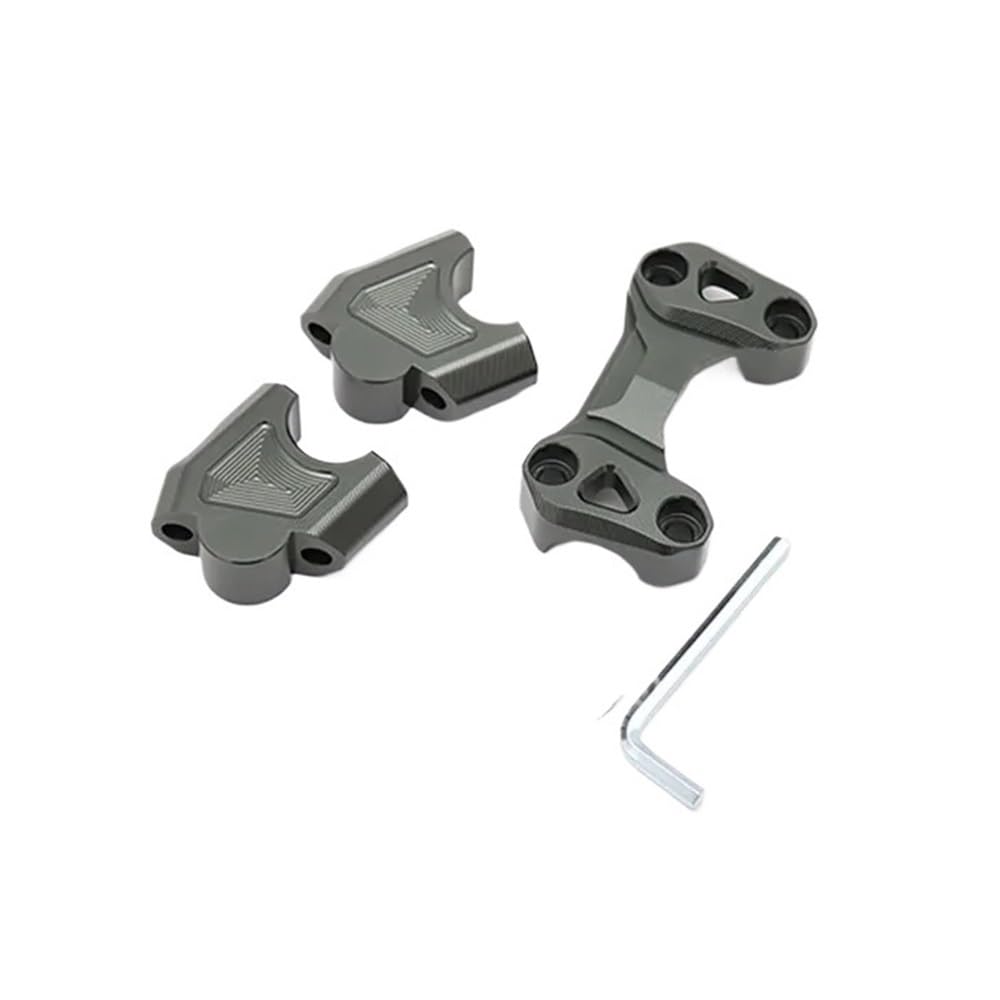 Motorrad lenkererhöhung Motorrad Aluminium Lenker Aufzüge Griff Bar Riser Clamp Verlängern Lenker Adapter Halterung Für Be&Nelli TRK502/502X TRK251 von HRTLSS