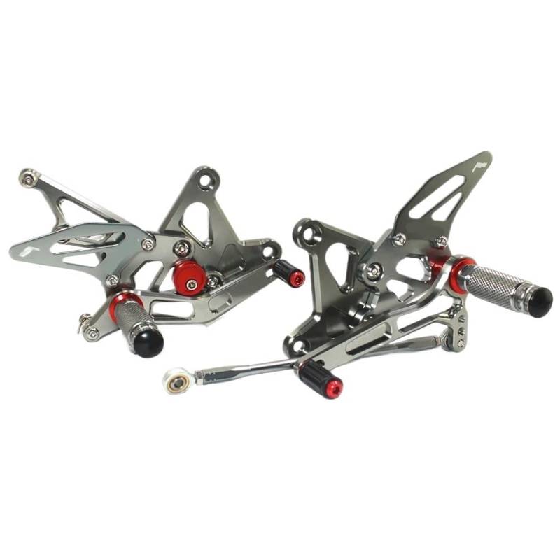 vordere Fußrasten Für KA&WASAKI ZX 636 2005-2006 Motorrad Einstellbare Aluminium Fußrastenanlage Fußrasten Fuß Pedal Motorrad Zubehör von HRTLSS