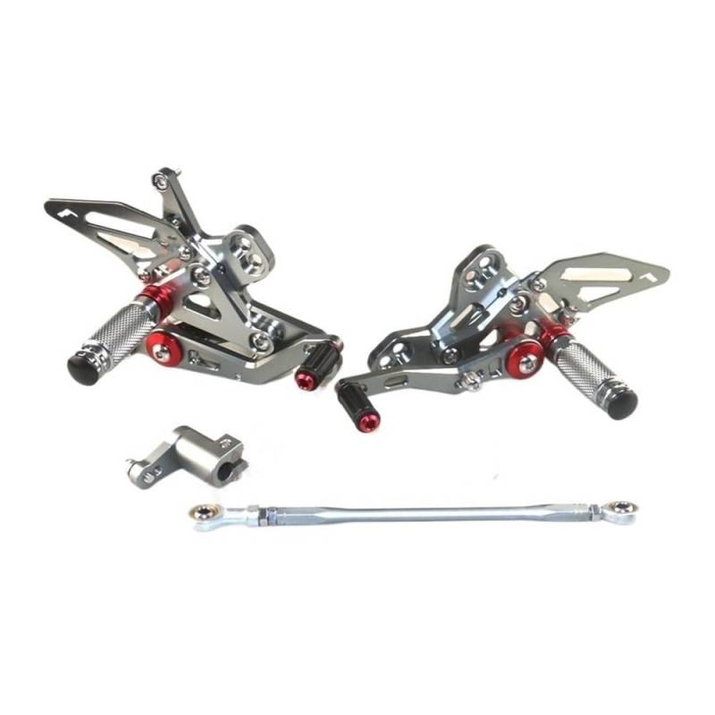 vordere Fußrasten Motorrad CNC Einstellbare Hinten Set Fuß Rest Für CB650F CBR650F CB650R CBR650R Fuß Rest von HRTLSS