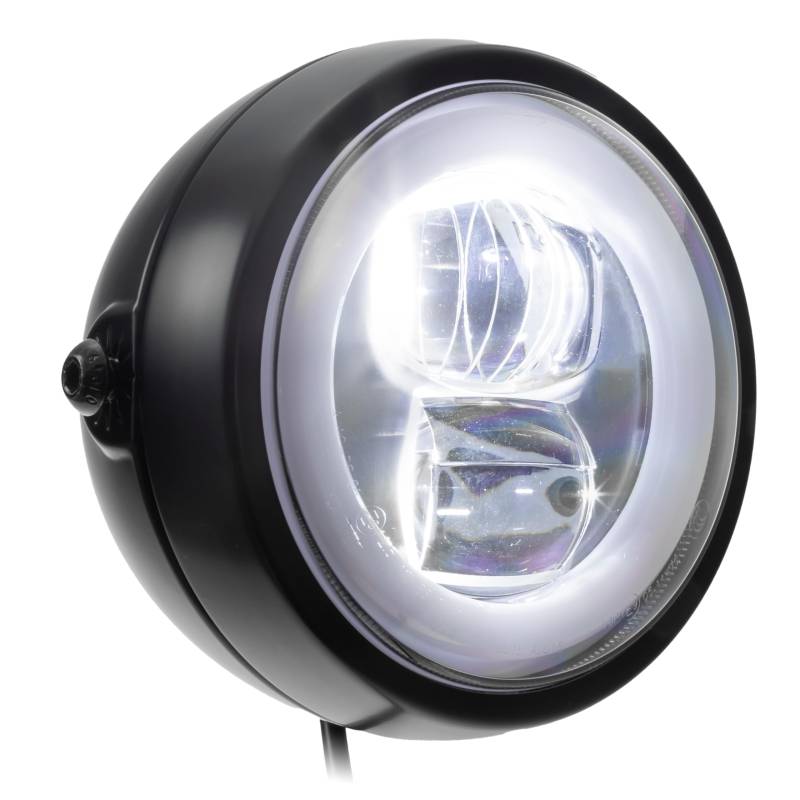 LED-Scheinwerfer "Capsule 120" schwarz E-geprüft von HS-Motorradteile