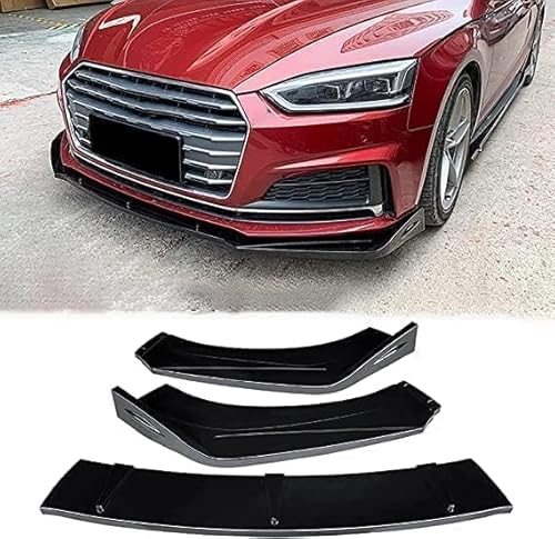 Frontspoiler Lippe Spoilerlippe Splitter Für Audi A5 RS5 2012-2022, Frontschürze Spoiler Frontspoilerlippe Tuning Auto zubehör von HSDPZQ