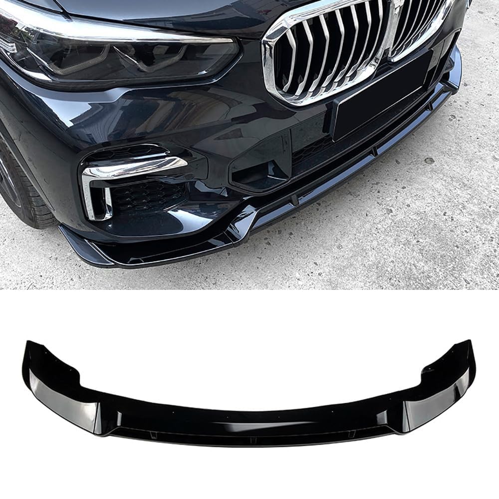 Frontspoiler Lippe Spoilerlippe Splitter Für BMW X5 G05 M Sport 2019-2023, Frontschürze Spoiler Frontspoilerlippe Tuning Auto zubehör,A von HSDPZQ