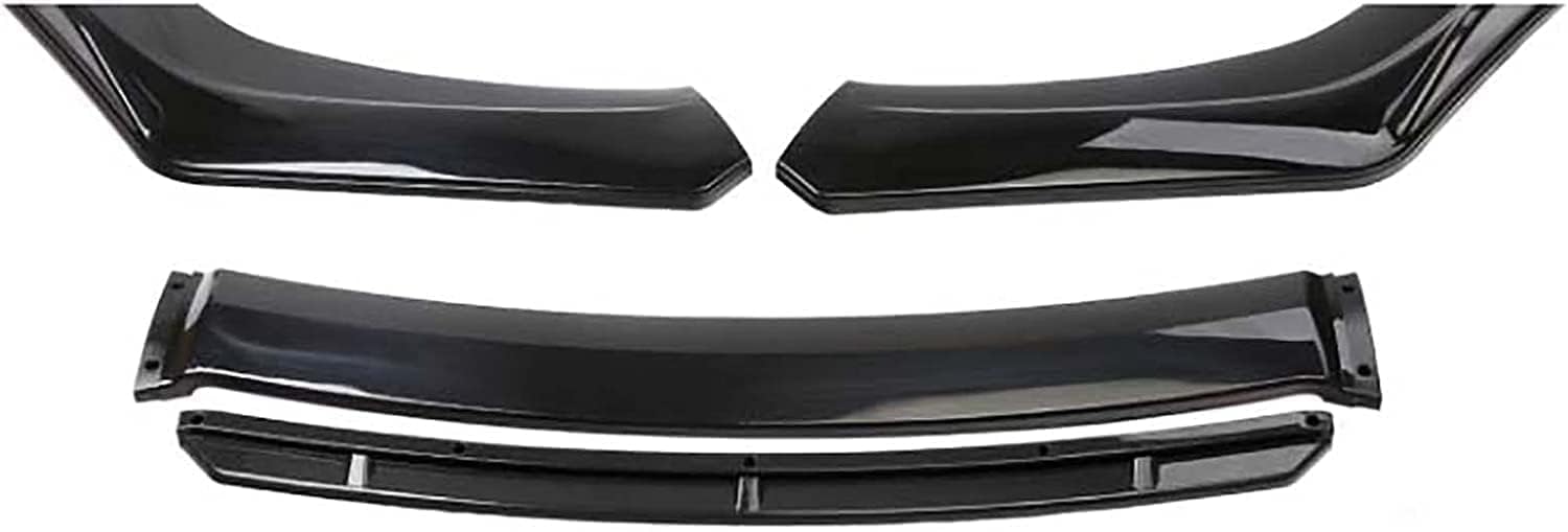 Frontspoiler Lippe Spoilerlippe Splitter Für Mitsubishi Lancer 2008-2015, Frontschürze Spoiler Frontspoilerlippe Tuning Auto zubehör,A von HSDPZQ