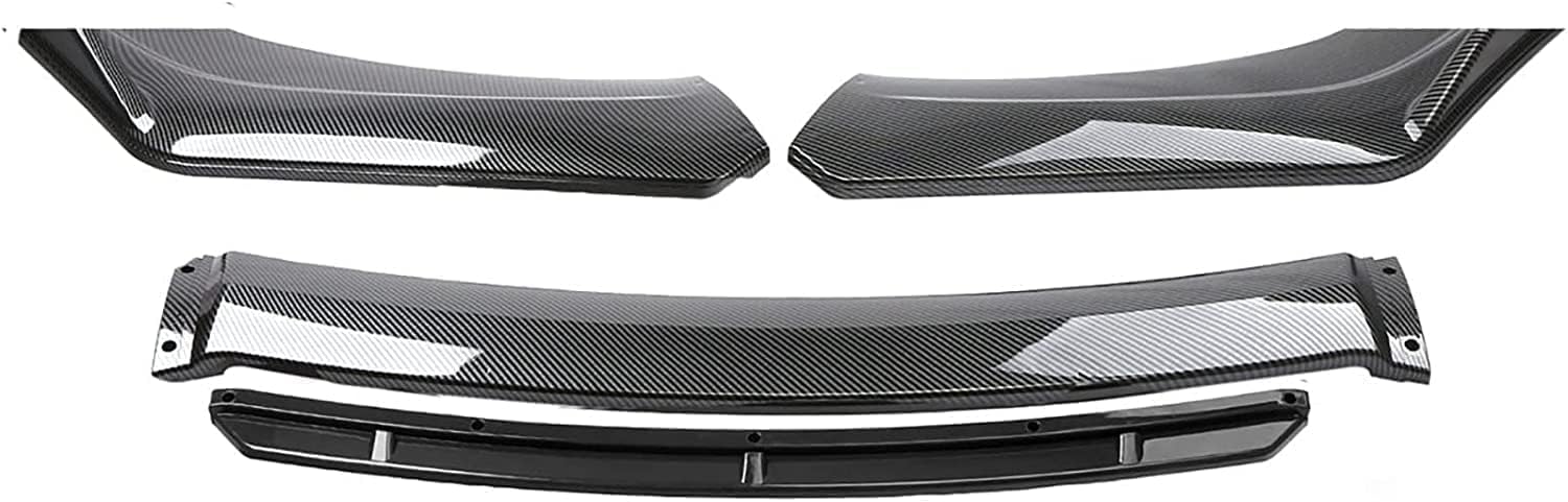 Frontspoiler Lippe Spoilerlippe Splitter Für Mitsubishi Lancer 2008-2015, Frontschürze Spoiler Frontspoilerlippe Tuning Auto zubehör,B von HSDPZQ