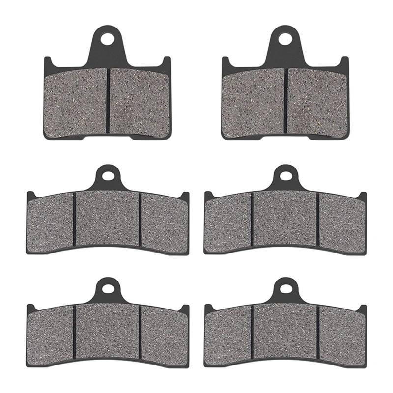 Motorrad Semi-Organische Metall Vorne und Hinten Bremsbeläge for CB1300 CB 1300 SC40 SC 40 1998 1999 2000 FA424 FA254(Front and Rear 3pcs) von HSHSWA