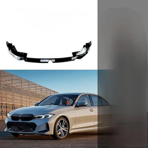 Frontstoßstange Lippe für BMW 3 Series G20 LCI M Sport 320i 325i 2023+, Frontstoßstange Spoiler Lippe Karosserie Kit Diffusor Splitter,Carbon Fiber Pattern von HSHTTKL