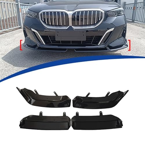 Frontstoßstange Lippe für BMW 5 Series G60 23-24, Frontstoßstange Spoiler Lippe Karosserie Kit Diffusor Splitter von HSHTTKL