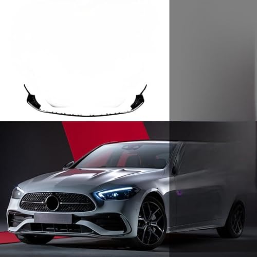 Frontstoßstange Lippe für Mercedes Benz C W206 C200 C260 2022+, Frontstoßstange Spoiler Lippe Karosserie Kit Diffusor Splitter,Carbon Fiber Pattern von HSHTTKL