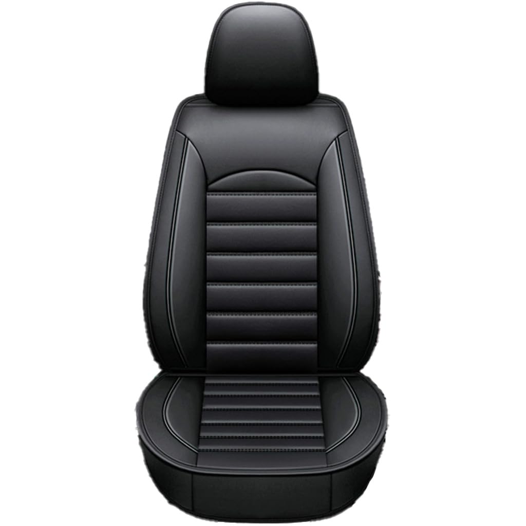 HSJDHNCS Auto-Sitzbezug Komplettset für FIAT Freemont(5seats) 2012-2023,Auto Sitzschoner Autositzbezüge Auto-Zubehör Innenraum,A-Black von HSJDHNCS