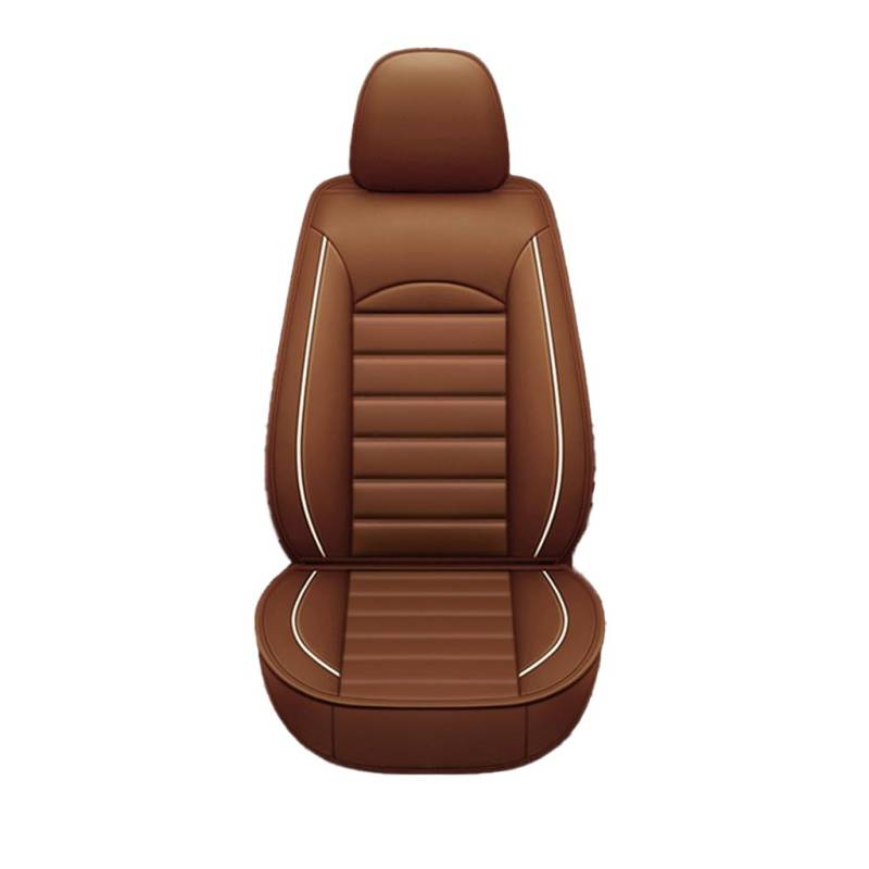 HSJDHNCS Auto-Sitzbezug Komplettset für Hyundai New 5 Seats SantaFe 2019-2023,Auto Sitzschoner Autositzbezüge Auto-Zubehör Innenraum,A-Coffee von HSJDHNCS