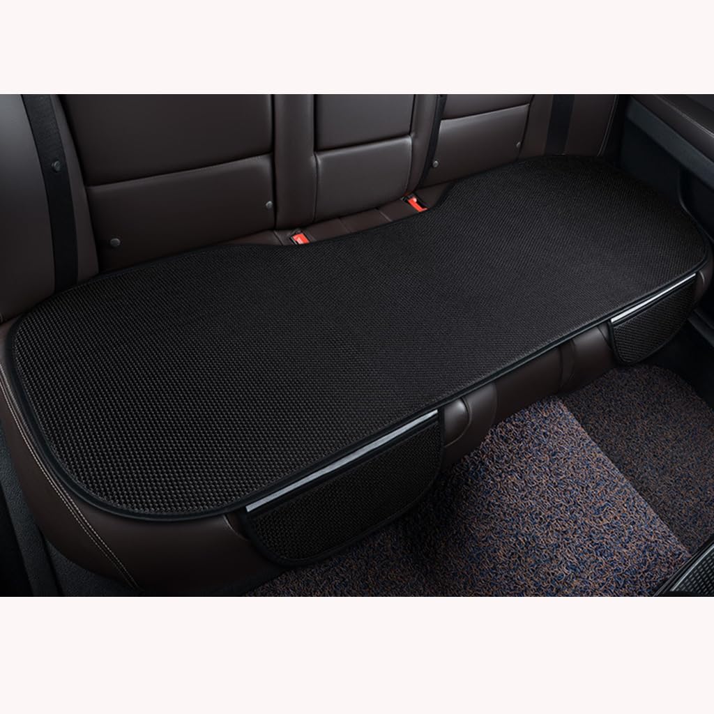 HSJDHNCS Sitzkissen Auto für BYD Dolphin 2021-2024,Sitzschoner Sitzauflagen Anti Rutsch Autositzschoner Autozubehör,1 Rear Seats Black von HSJDHNCS